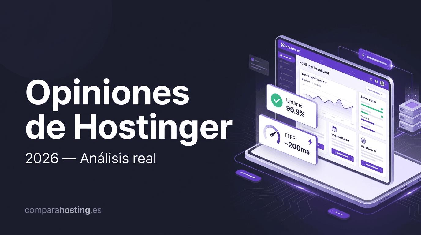 Opiniones de Hostinger (2026): análisis real con datos propios